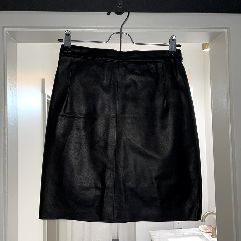 100% Genuine Leather Skirt